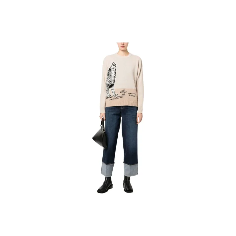 EMPORIO ARMANI Sweaters Women's Ecru-1