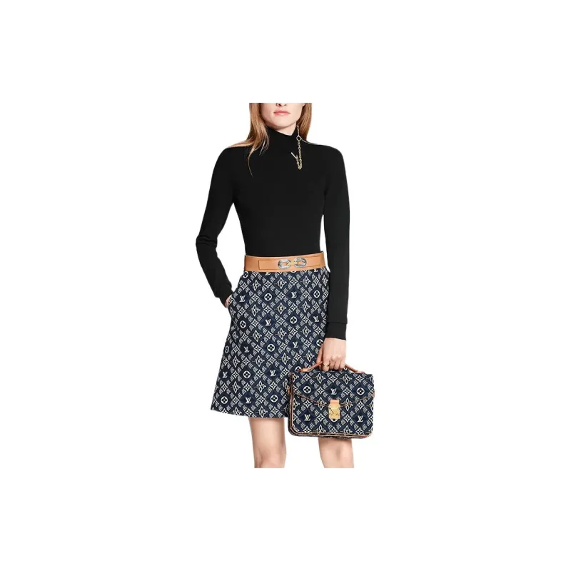 LOUIS VUITTON Shoulder Detail Turtleneck Sweater-1