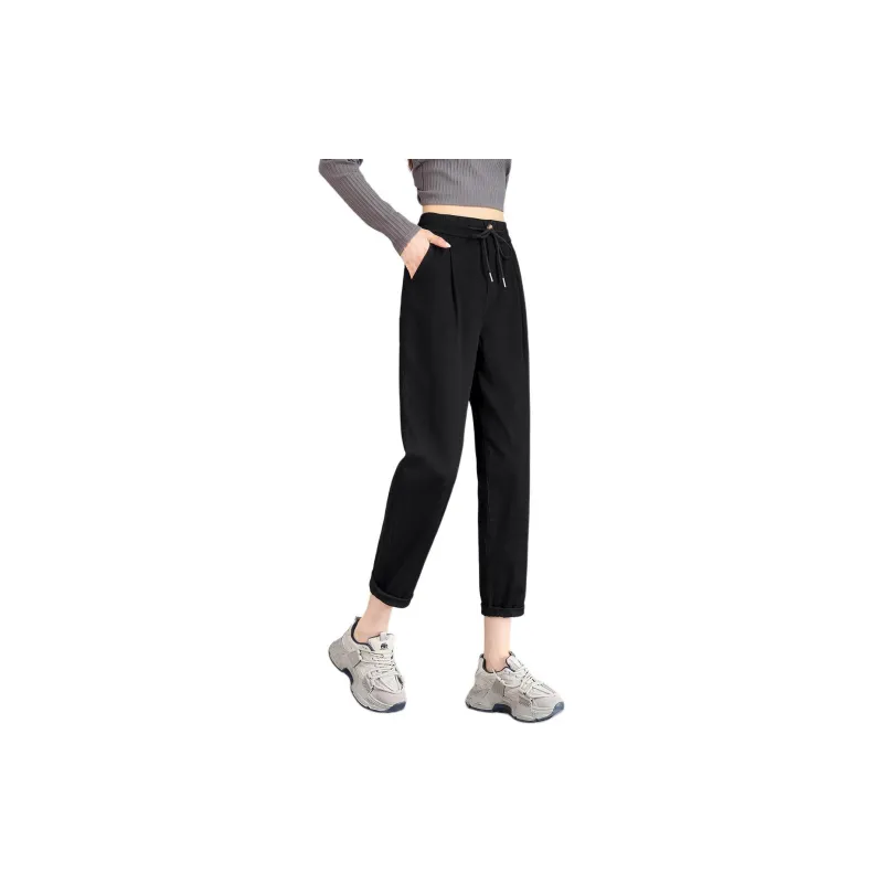 TERRE BLEUE Casual Pants Women's Black-1