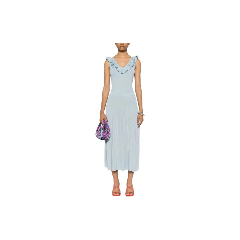 Zimmermann Waverly Lurex detail Ribbed Skirt-1