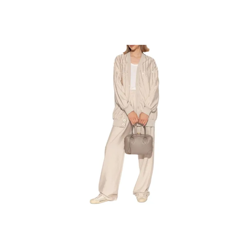 Golden Goose Wide Leg Striped Trousers-2
