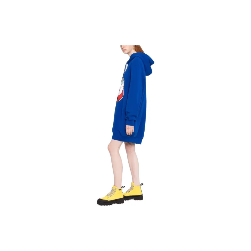 MOSCHINO Long-Sleeved Dresses Women's Blue-2