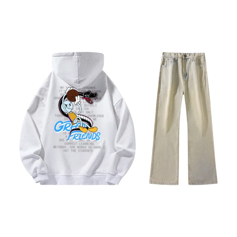 GF x WULIAOYUAN LIANMINGKUAN Sweatshirt Set Unisex-56