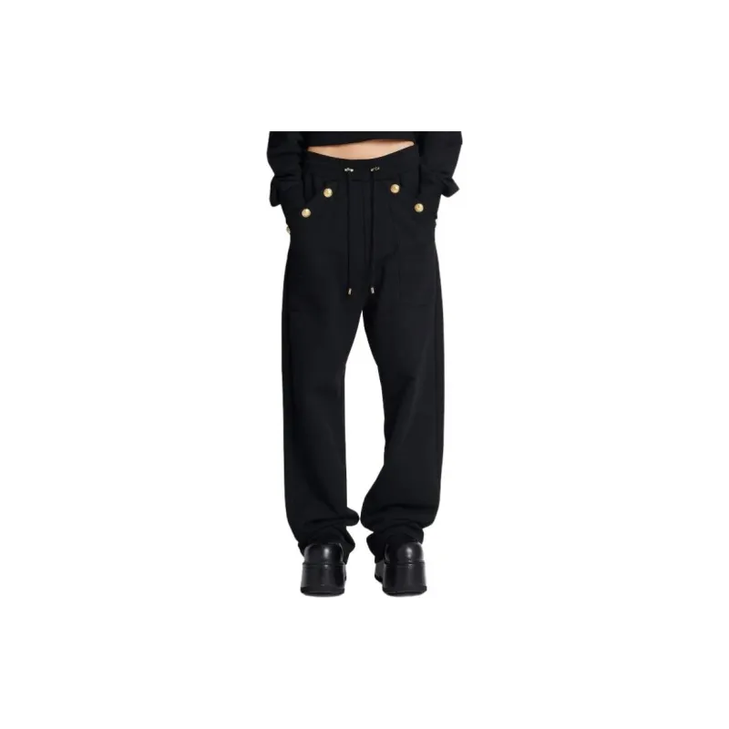 BALMAIN Loose Fit Jogging Trousers-3