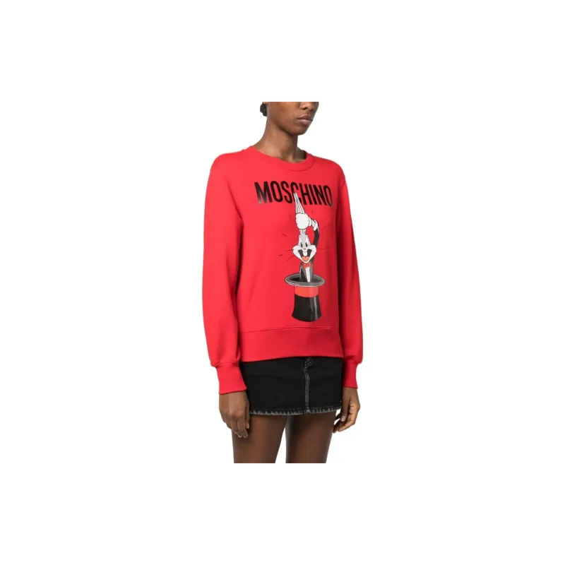 MOSCHINO Sweatshirts Women's Red-3