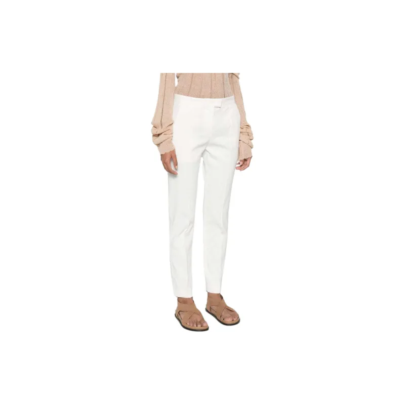 ISABEL MARANT Straight Leg Cropped Slim Cut Trousers-3