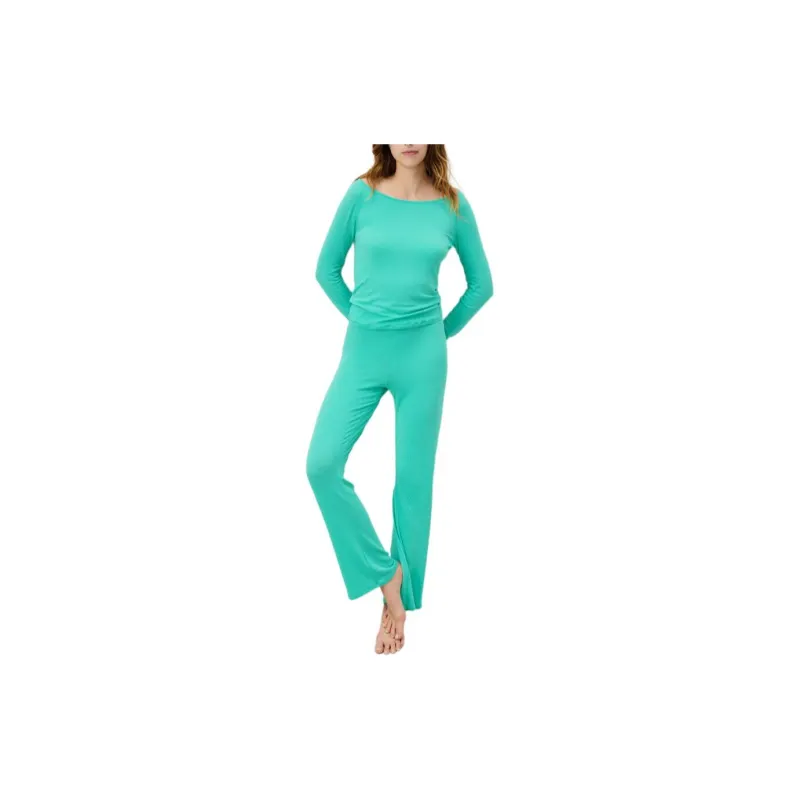 AMERICAN VINTAGE A.M FW24 JOGGERS LAILOW Casual Pants Women's DIABOLO/Air Bamboo-1