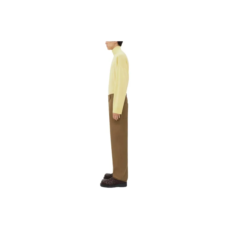 Bottega Veneta Zipped Tapered Leg Trousers-5