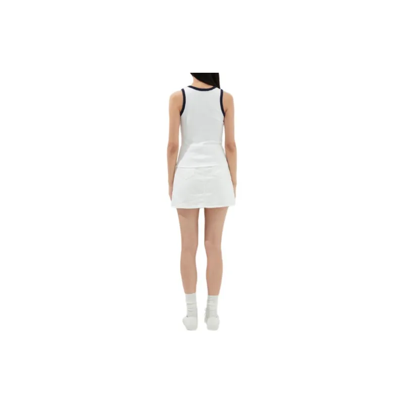 GUESS Tank Top Women's White Black-2