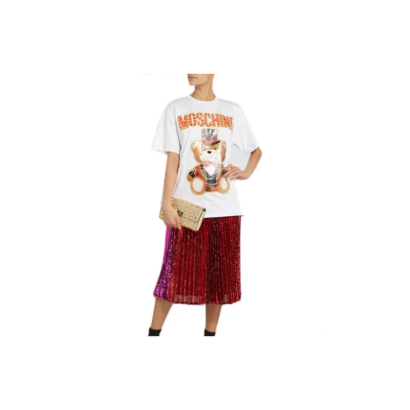MOSCHINO T Shirts Women's White-3