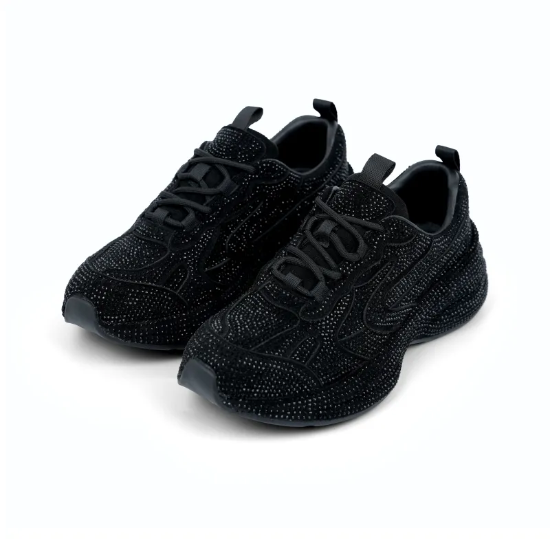 REBACCA Casual Shoes Women's Low Top Black/White-3