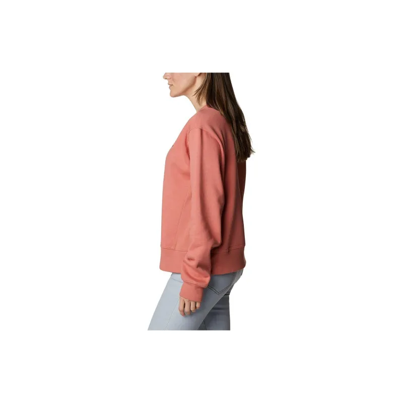 Columbia Lodge Crew IV Sweatshirt Women's Coral-2