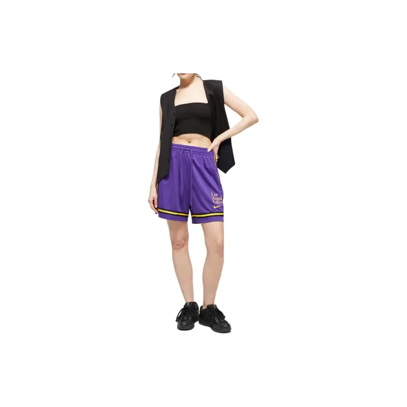 Nike Los Angeles Lakers Fly Crossover Women's Nike Dri FIT Nba Basketball Graphic Shorts-4