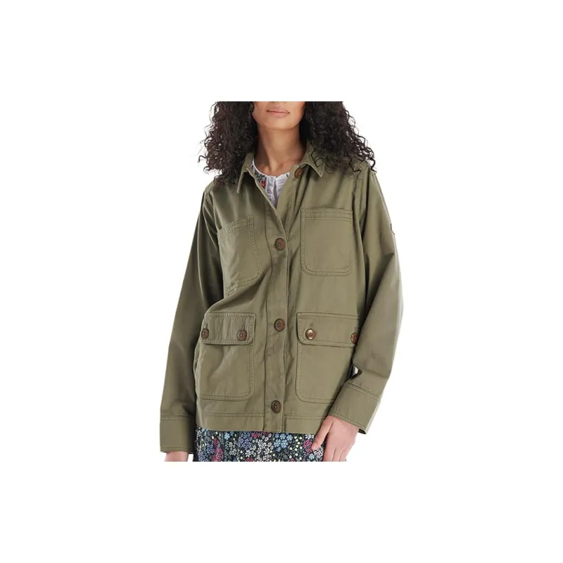 BARBOUR Jackets Coats Women's Olive Green-2
