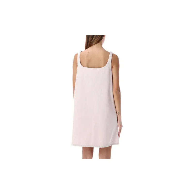 PRADA SS22 Denim Short Skirts Women's Pink-3