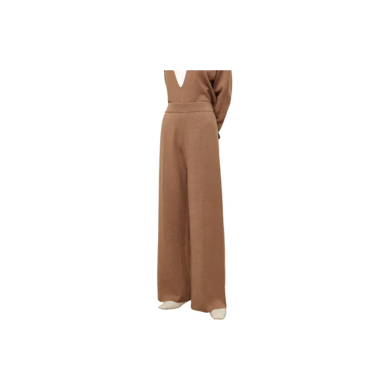 JZ. ANNAKRO Casual Pants Women's Brown Yellow-2