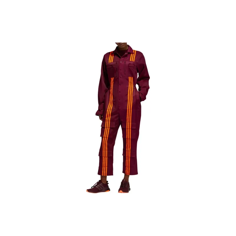 Adidas Ivy Park Jumpsuit Maroon/Solar Orange-2