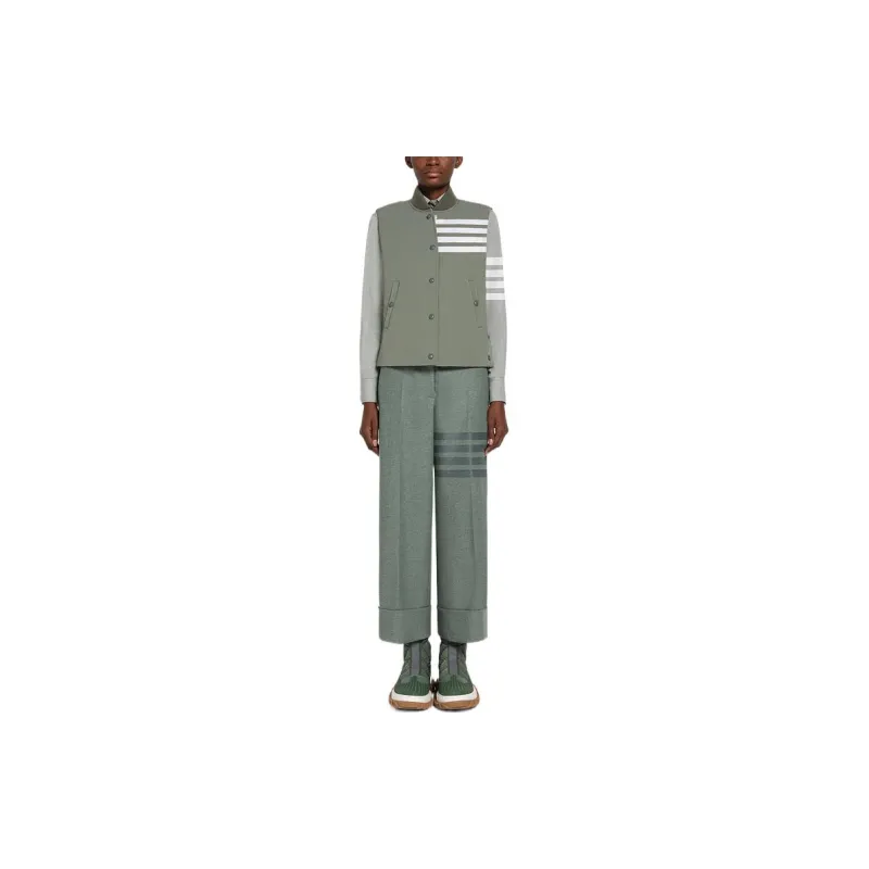 THOM BROWNE 4 Bar Feather down Gilet-1
