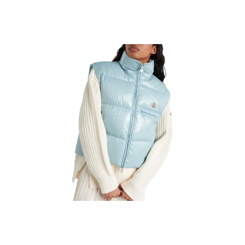 Moncler SS24 Down Jacket Women's Light Blue-4