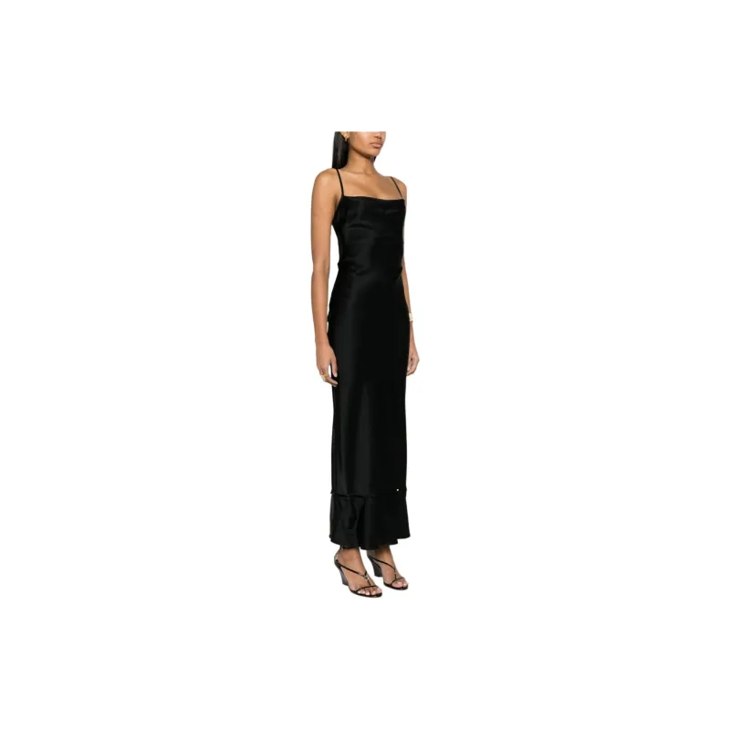 NANUSHKA Renny Panelled Satin Dress-1
