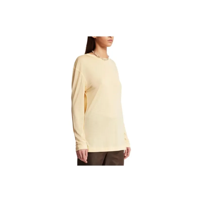 Lemaire Soft Long Sleeve Tee 'Ice Apricot'-1