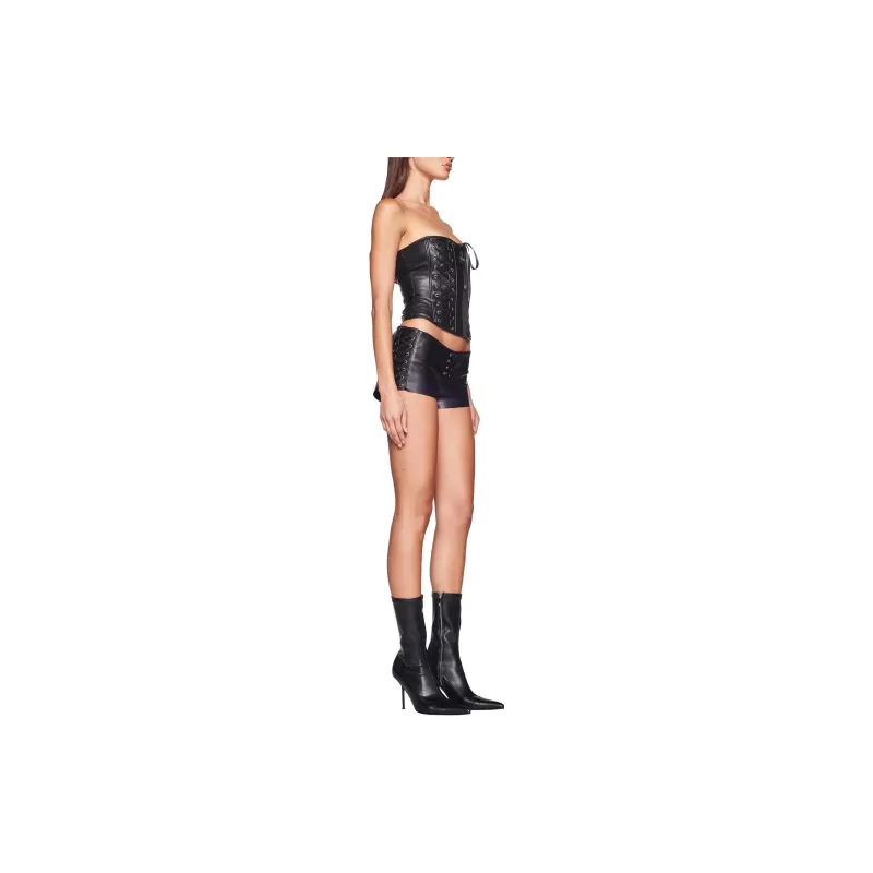 I.AM.GIA RAMONA CORSET Strapless Top Women's BLACK/Black-3