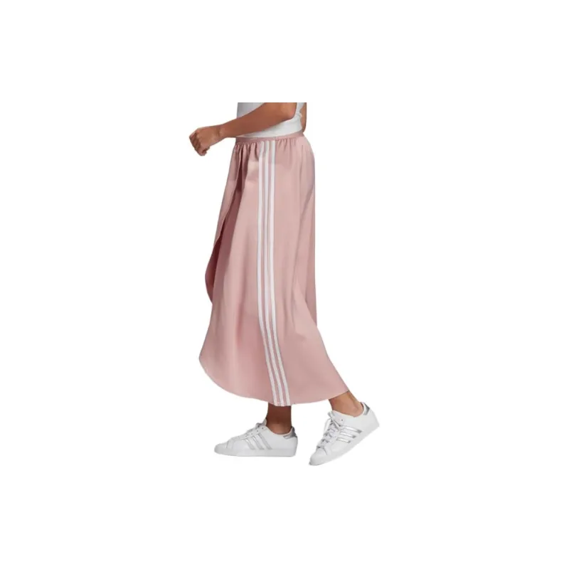 Adidas Originals Casual Long Skirt Women's Pink-5