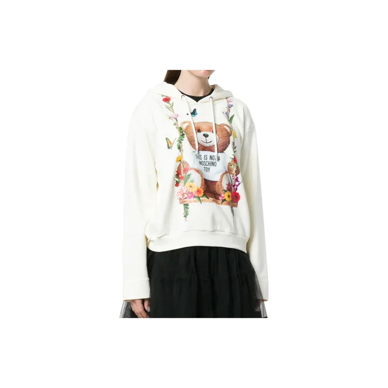 MOSCHINO Sweatshirt Women's Beige Yellow-2