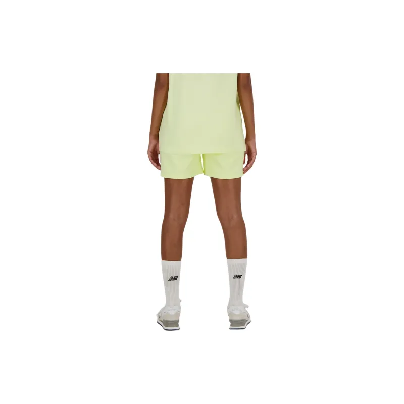 New Balance Casual Shorts Women's Neon Yellow-3