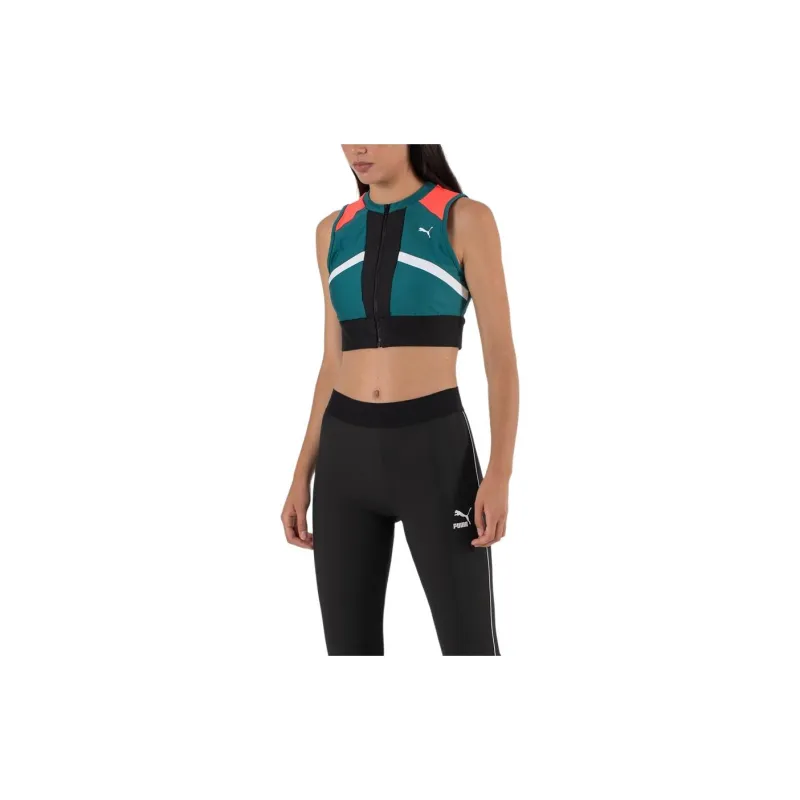 PUMA Shirts Women's Green-3