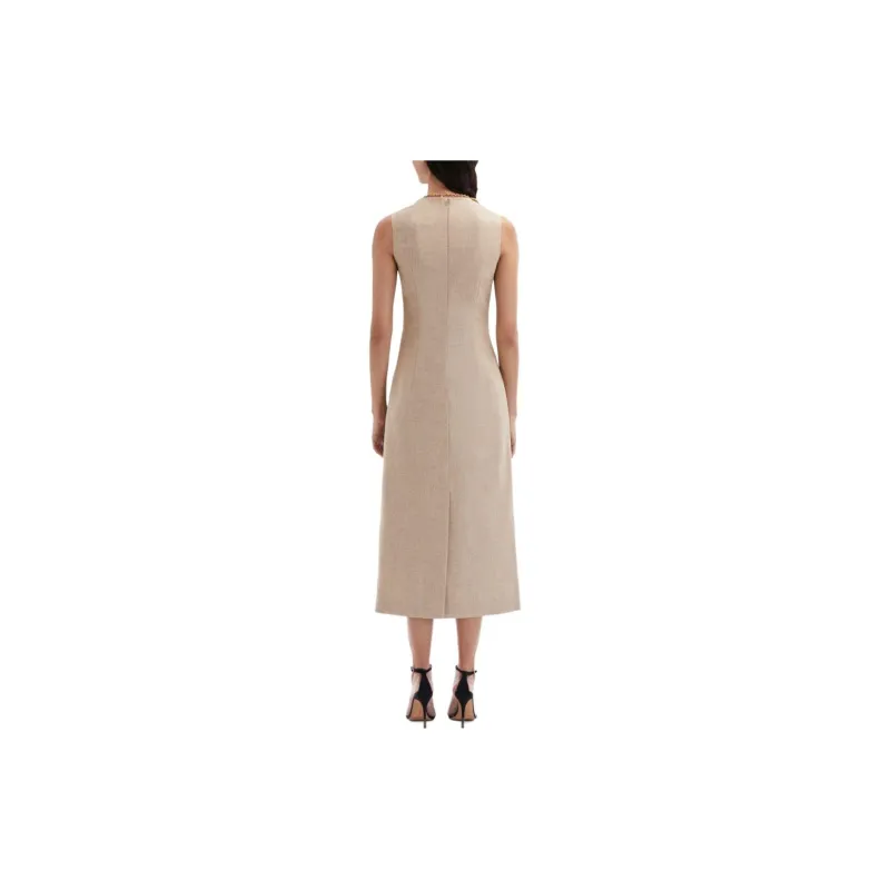 Oscar De La Renta Carnation-motif Sleeveless Pencil Dress-3