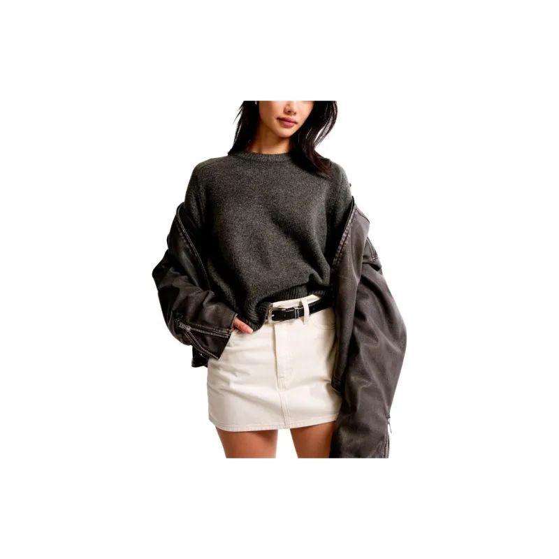Abercrombie＆Fitch Sweaters Women's Dark Gray-2