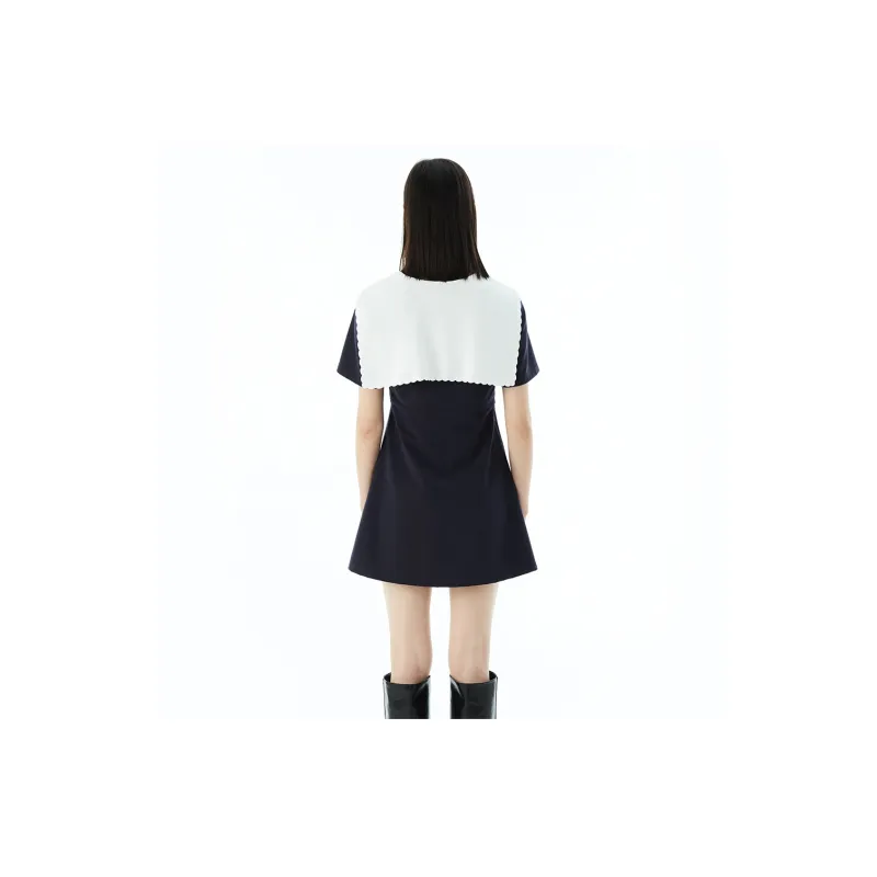 UOOYAA Beautiful Girl Warrior Series SS22 Dress Women's Navy Blue-2