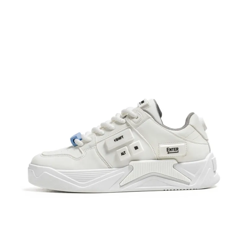 Wooden Rabbit Anti Slip Wear Resistant Low Top Skateboard Shoes Men's-5