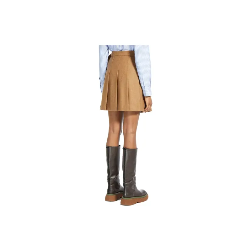 WEEKEND MaxMara Casual Short Skirts Women's Camel-2