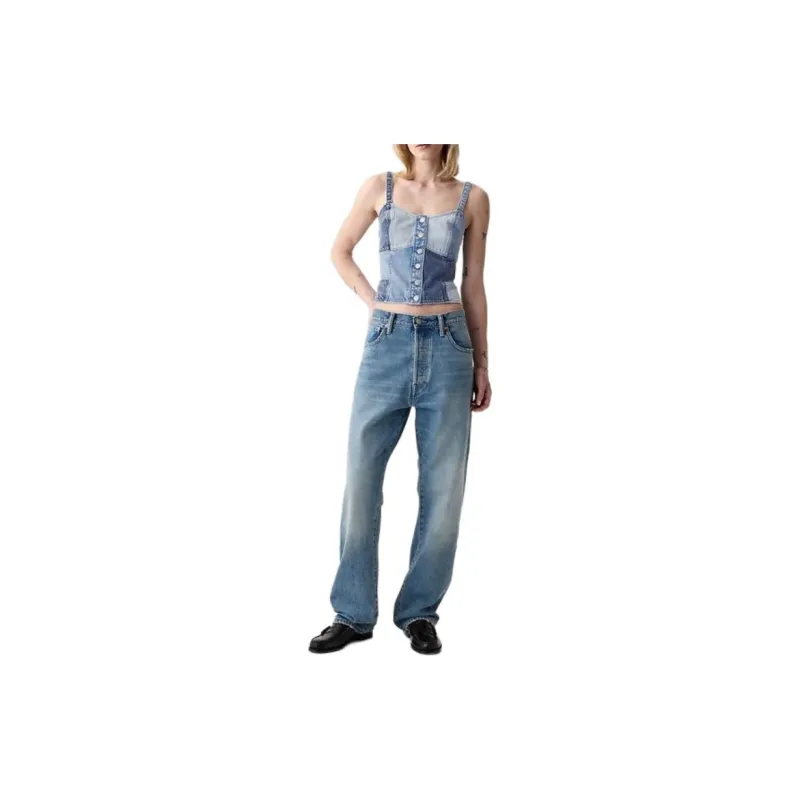 GAP Tank Tops Women's Blue-3