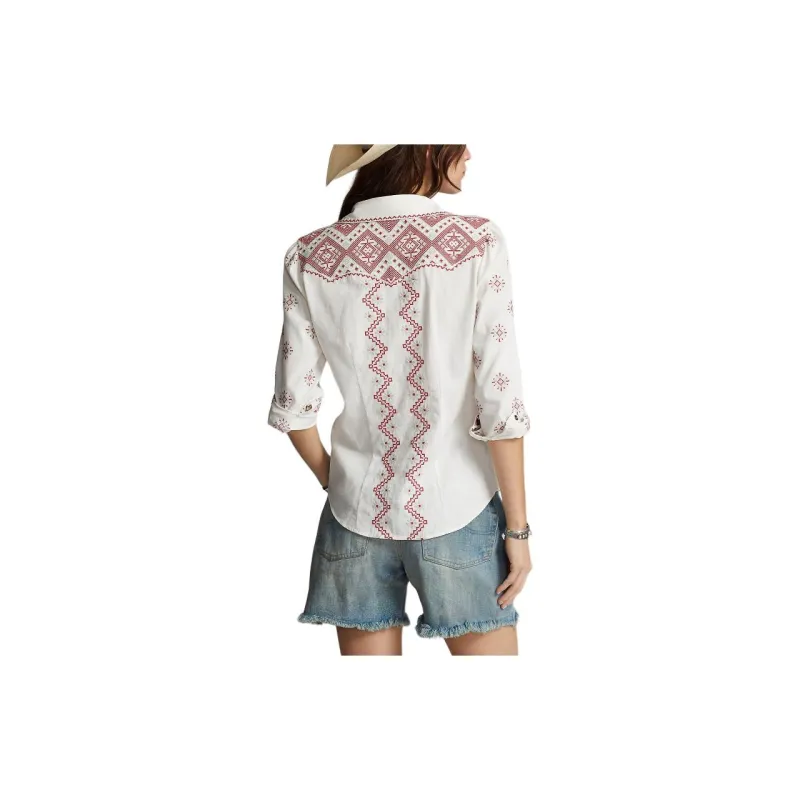 Ralph Lauren SS24 Shirt Women's White Paper-2