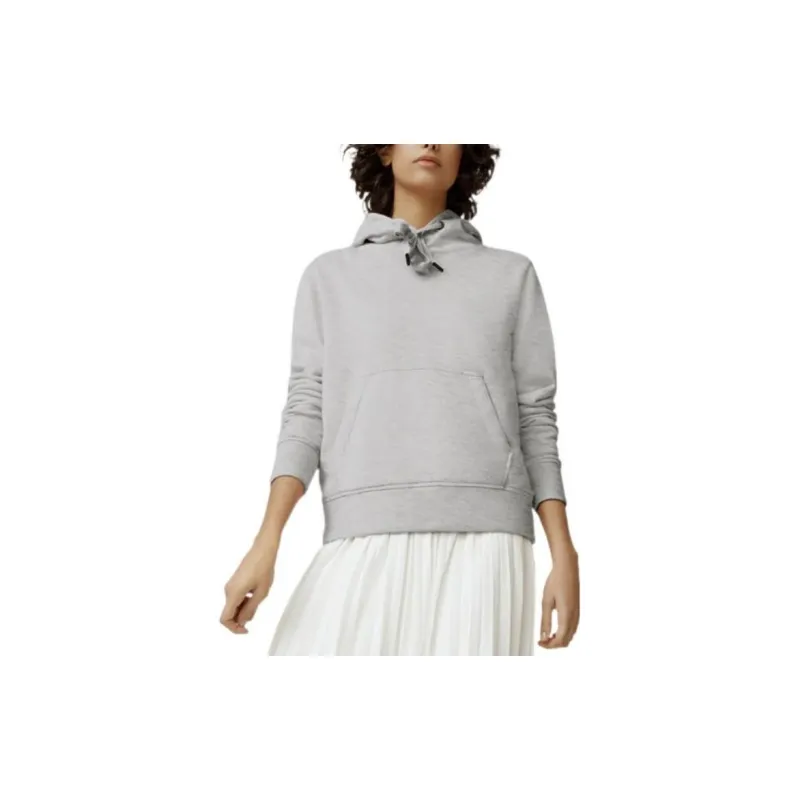 Canada Goose Muskoka Series Sweatshirts Women's Heather Gray Silver Birch-1