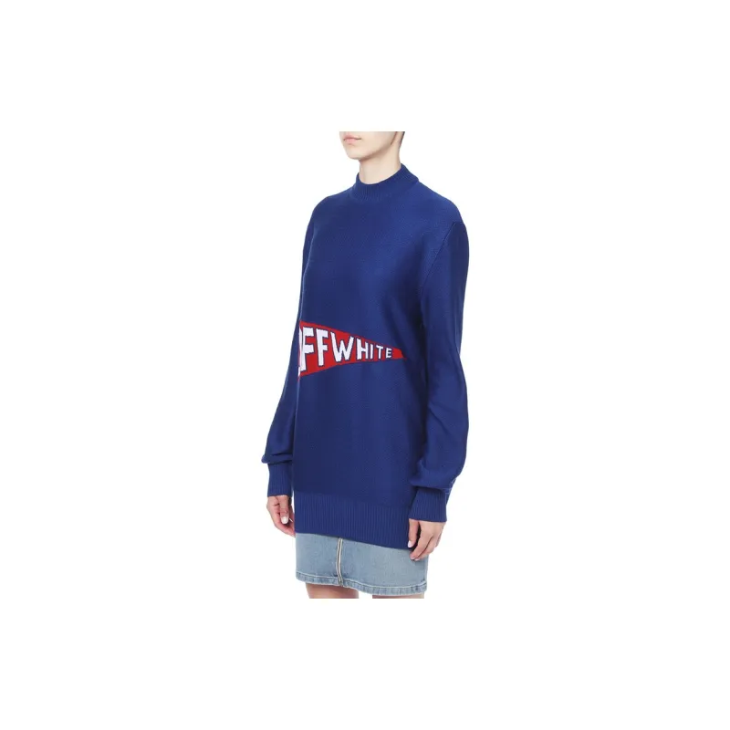 OFF WHITE Varsity Style Logo Jumper-3