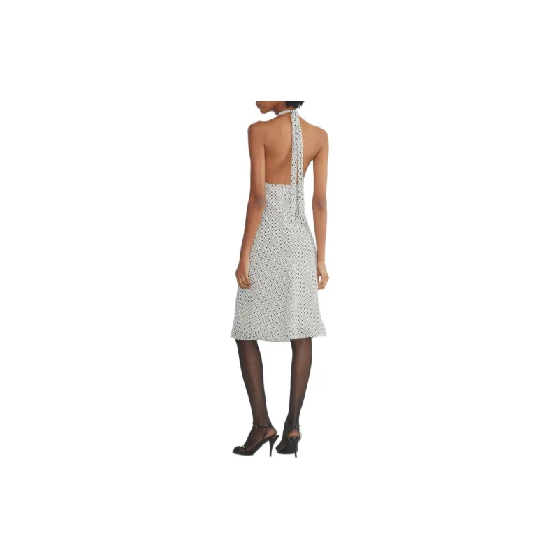 ARITZIA FW24 Wilfred Aurelie Dress Slip Dresses Women's Light Birch Black/Aspen Black Print-3