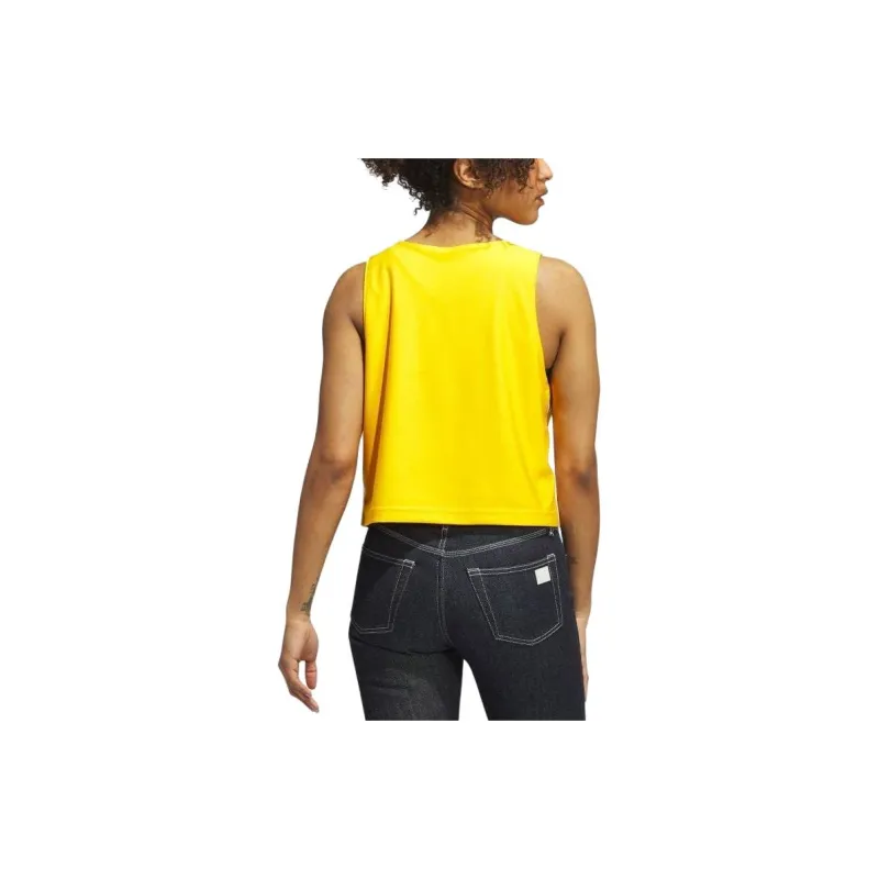 Adidas Originals Tank Tops Women's Bright Yellow-2