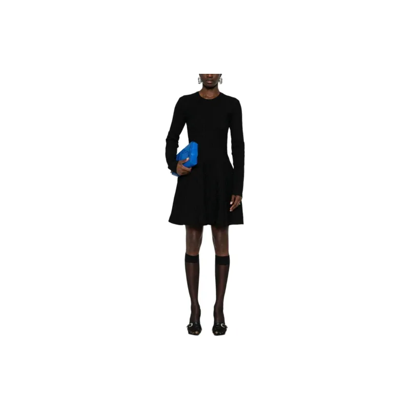 Givenchy Monogrammed Long-Sleeved Dress-2