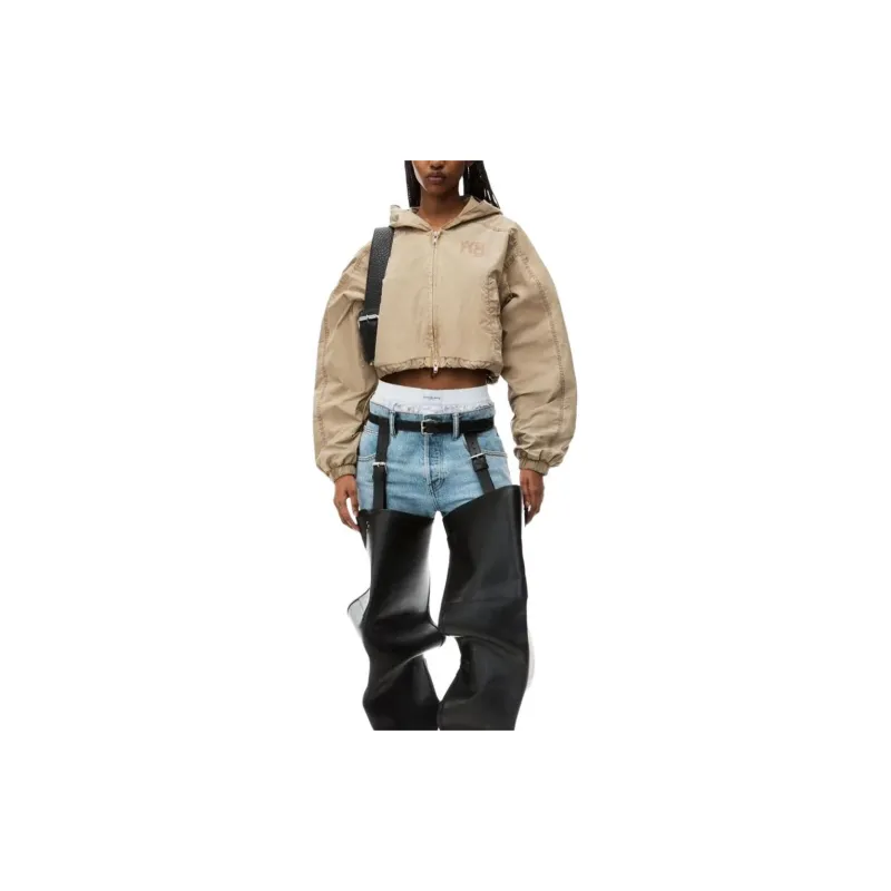Alexander Wang Zip up Hooded Jacket-1