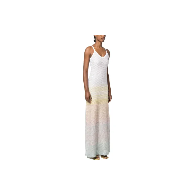 Adidas X MISSONI Slip Dresses Women's White-3