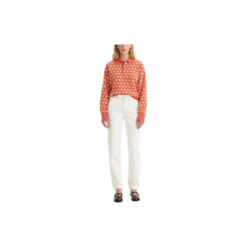 Levis Jeans Women's White-1