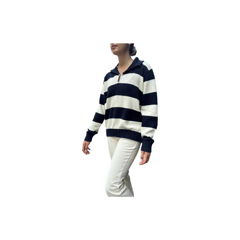 Brandy Melville Sweaters Women's Blue White-1