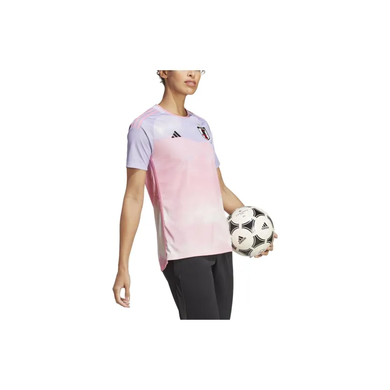 Adidas Japan Women's Team 23 Away T Shirt Women's Purple-4