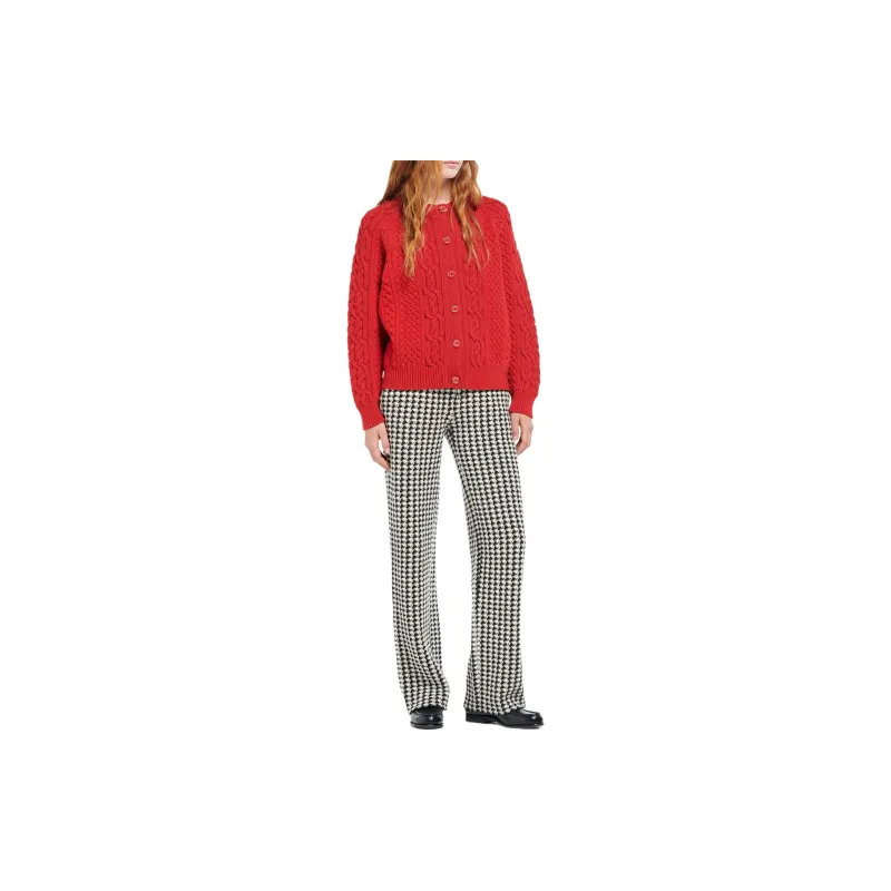 Barrie Cable knit Cashmere Cardigan-4