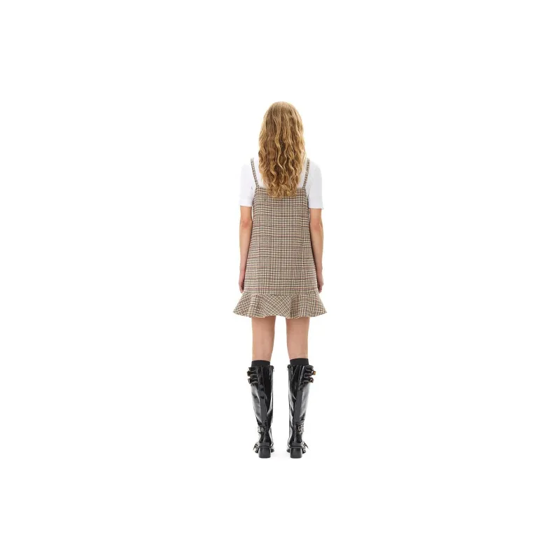 GANNI Checked Mini Dress-2