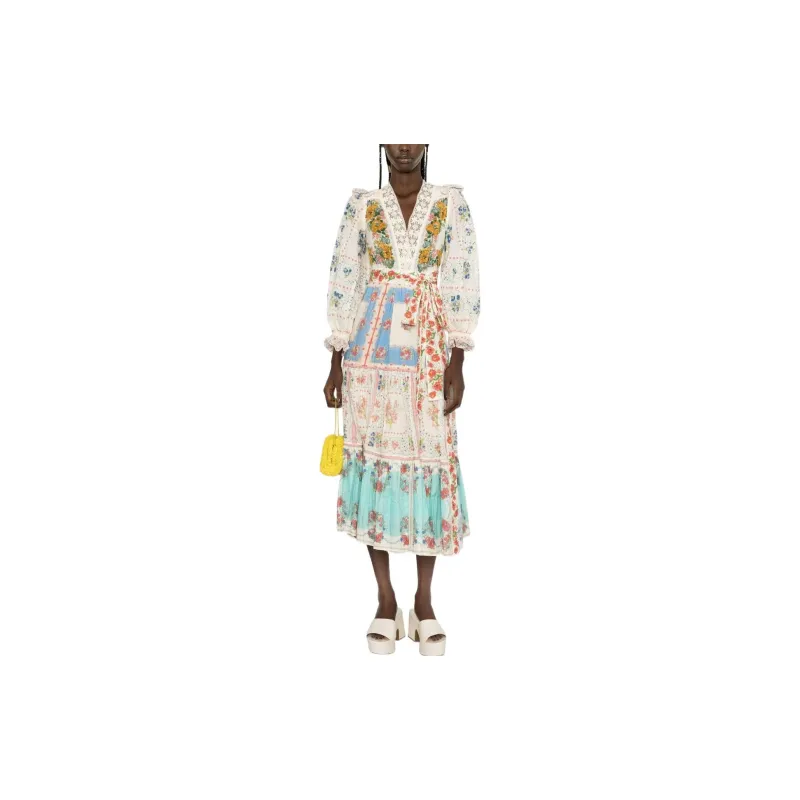 Zimmermann Long Sleeved Dresses Women's White-1